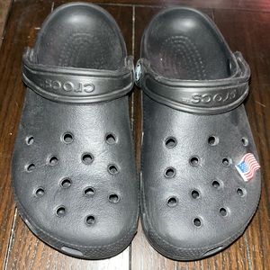 Women Black Crocs